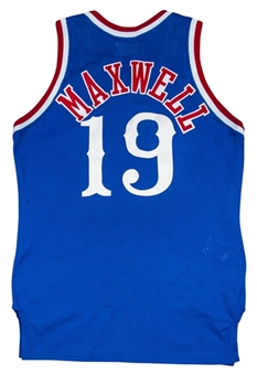 Circa 1986 Cedric Maxwell Game Used Los Angeles Clippers Road Jersey (NBA Athletic Trainer LOA)